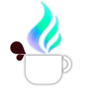 white borealcoffy logo